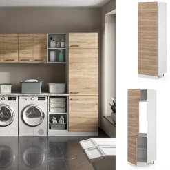 Hochschrank R-Line Sonoma 60 cm mit Türen Vicco