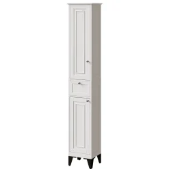 Hochschrank Vanity Weiß 32 x 175 cm Vicco
