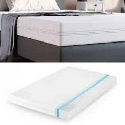 Kaltschaummatratze Weiß 140 x 200 cm H2 Härtegrad, 7Zonen Vitalispa