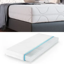 Kaltschaummatratze Weiß 80 x 200 cm 20cm Höhe Vitalispa