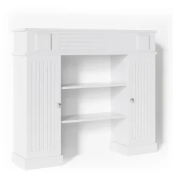 Kaminumrandung Weiß 119.5 x 103 cm Vicco