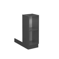 Kücheninsel Fame-Line Anthrazit 30 cm ohne Arbeitsplatte Vicco