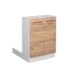 Kücheninsel Fame-Line Goldkraft Eiche 60 cm ohne Arbeitsplatte Vicco