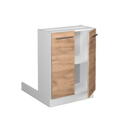 Kücheninsel Fame-Line Goldkraft Eiche 60 cm ohne Arbeitsplatte Vicco