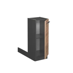 Kücheninsel Fame-Line Goldkraft Eiche 30 cm ohne Arbeitsplatte Vicco