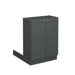 Kücheninsel Fame-Line Grün-Gold Landhaus 60 cm ohne Arbeitsplatte Vicco