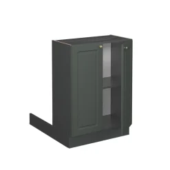 Kücheninsel Fame-Line Grün-Gold Landhaus 60 cm ohne Arbeitsplatte Vicco