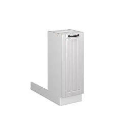 Kücheninsel Fame-Line Weiß Landhaus 30 cm ohne Arbeitsplatte Vicco