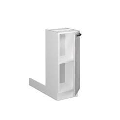 Kücheninsel Fame-Line Weiß Landhaus 30 cm ohne Arbeitsplatte Vicco