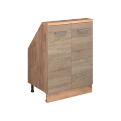 Küchenschrank für Dachschrägen R-Line Sonoma 60 cm mit 2 Türen Vicco