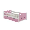 Kinderbett Jessica Rosa 70x140 cm mit Schublade, ohne Matratze Vitalispa