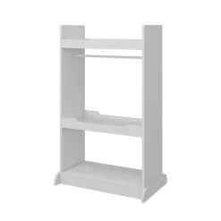 Kinderkleiderschrank Conny Weiß 67 x 110 cm mit Kleiderstange Vicco