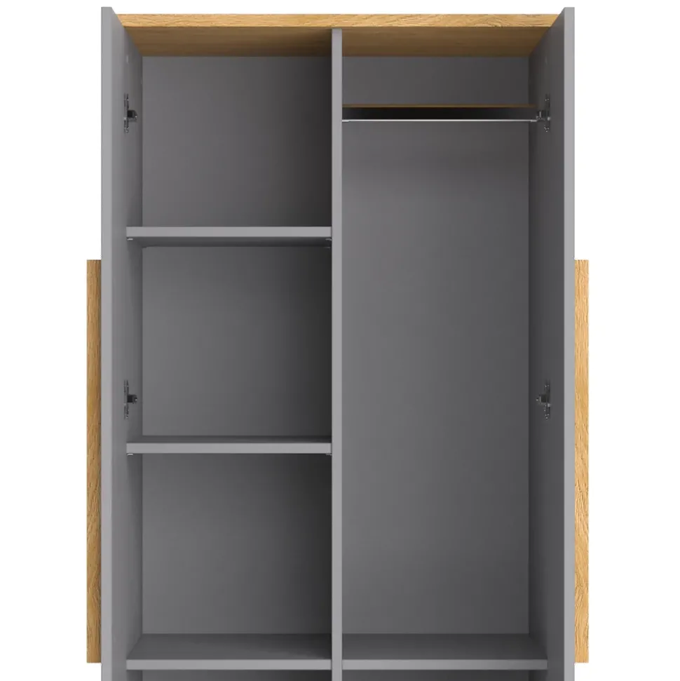 Kinderkleiderschrank Malia Grau 70 x 186.8 cm Vitalispa