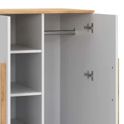 Kinderkleiderschrank Malia Weiß 70 x 120 cm Vitalispa