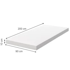 Kindermatratze Weiß 90 x 200 cm Vitalispa