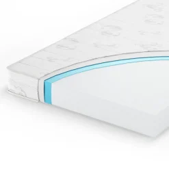 Kindermatratze Weiß 70 x 140 cm H2 Härtegrad Vitalispa