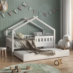 Kindermatratze Weiß 80 x 150 cm H2 Härtegrad Vitalispa