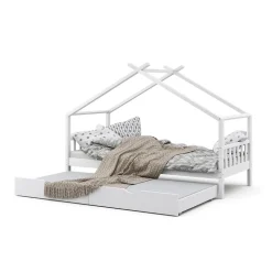 Kindermatratze Weiß 90 x 190 cm H2 Härtegrad Vitalispa