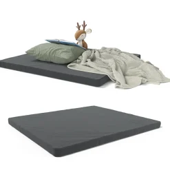 Kindermatratze Teddy Grau 100 x 100 cm Vitalispa