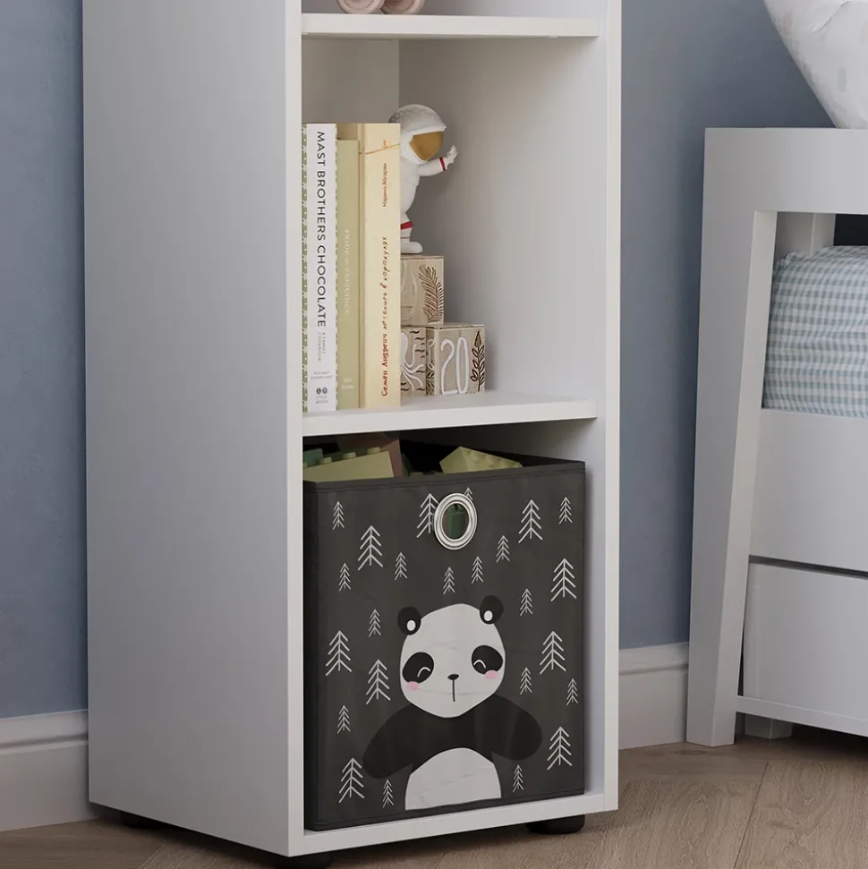 Kinderregal Estell Weiß 36.2 x 107.6 cm 3 Fächer Vicco