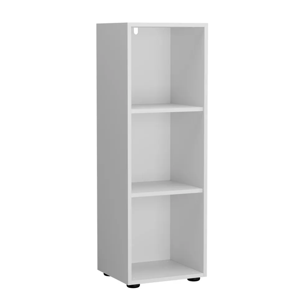 Kinderregal Estell Weiß 36.2 x 107.6 cm 3 Fächer Vicco