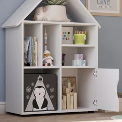 Kinderregal Estell Weiß 71 x 112.2 cm Vicco