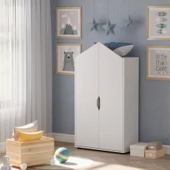 Kinderregal Estell Weiß 71 x 140.4 cm Vicco