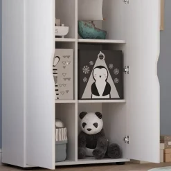 Kinderregal Estell Weiß 71 x 140.4 cm Vicco