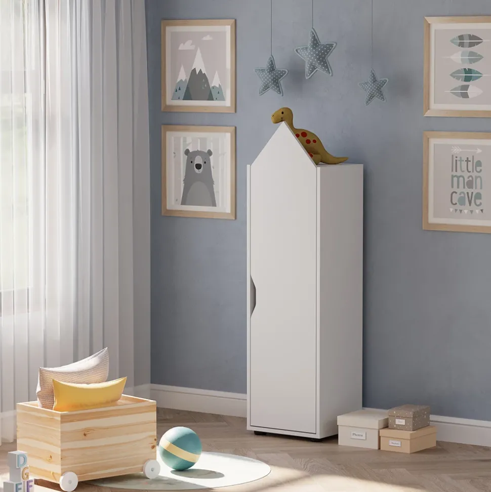 Kinderregal Estell Weiß 36.4 x 130.9 cm Vicco