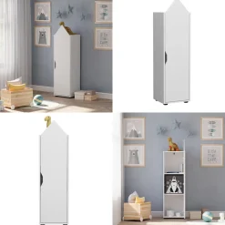 Kinderregal Estell Weiß 36.4 x 130.9 cm Vicco