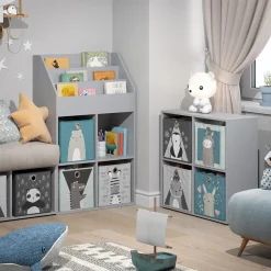 Kinderregal Luigi Grau 72 x 114.2 cm Vicco