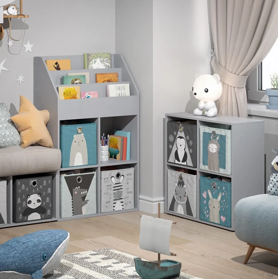 Kinderregal Luigi Grau 72 x 114.2 cm Vicco