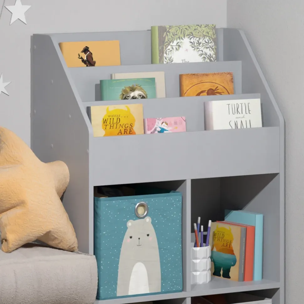 Kinderregal Luigi Grau 72 x 114.2 cm Vicco