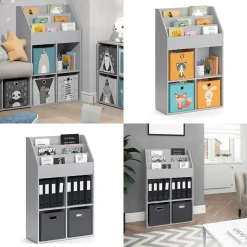 Kinderregal Luigi Grau 72 x 114.2 cm Vicco