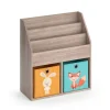 Kinderregal Luigi Sonoma 72 x 79 cm mit 2 Faltboxen opt.1 Vicco