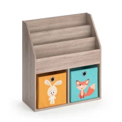 Kinderregal Luigi Sonoma 72 x 79 cm mit 2 Faltboxen opt.1 Vicco
