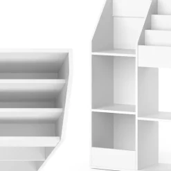 Kinderregal Luigi Weiß 100.4 x 114.2 cm ohne Faltboxen Vicco