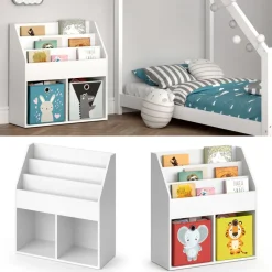 Kinderregal Luigi Weiß 72 x 79 cm Ohne Faltboxen Vicco