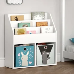 Kinderregal Luigi Weiß 72 x 79 cm Ohne Faltboxen Vicco