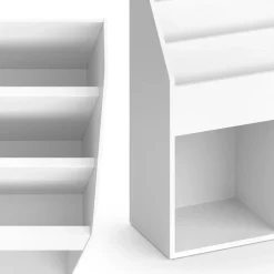 Kinderregal Luigi Weiß 72 x 79 cm Ohne Faltboxen Vicco