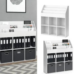 Kinderregal Luigi Weiß 107.2 x 114.2 cm Vicco