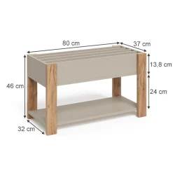 Kinderregal Malia Cashmere/Artisan 80 x 46 cm Vitalispa