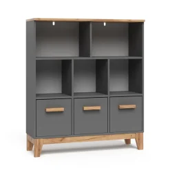 Kinderregal Malia Grau/Artisan 98.4 x 113.4 cm Vitalispa