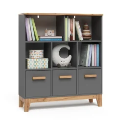 Kinderregal Malia Grau/Artisan 98.4 x 113.4 cm Vitalispa