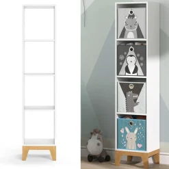 Kinderregal Malia Weiß 35.2 x 159.5 cm Vicco