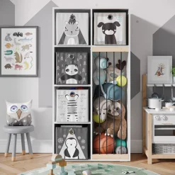 Kinderregal Marvin Weiß 72 x 143 cm Vicco