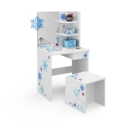 Kinder-Schminktisch Schneeflocke Weiß 54.8 cm Vicco