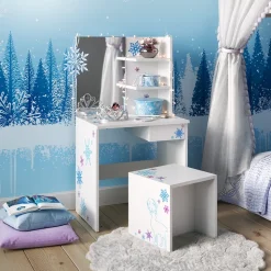 Kinder-Schminktisch Schneeflocke Weiß 54.8 cm Vicco