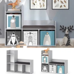 Kindersitzbank Luigi Grau 107.2 x 88.6 cm Vicco