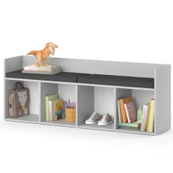 Kindersitzbank Luigi Weiß 142.4 x 53.4 cm 4 Fächer Vicco